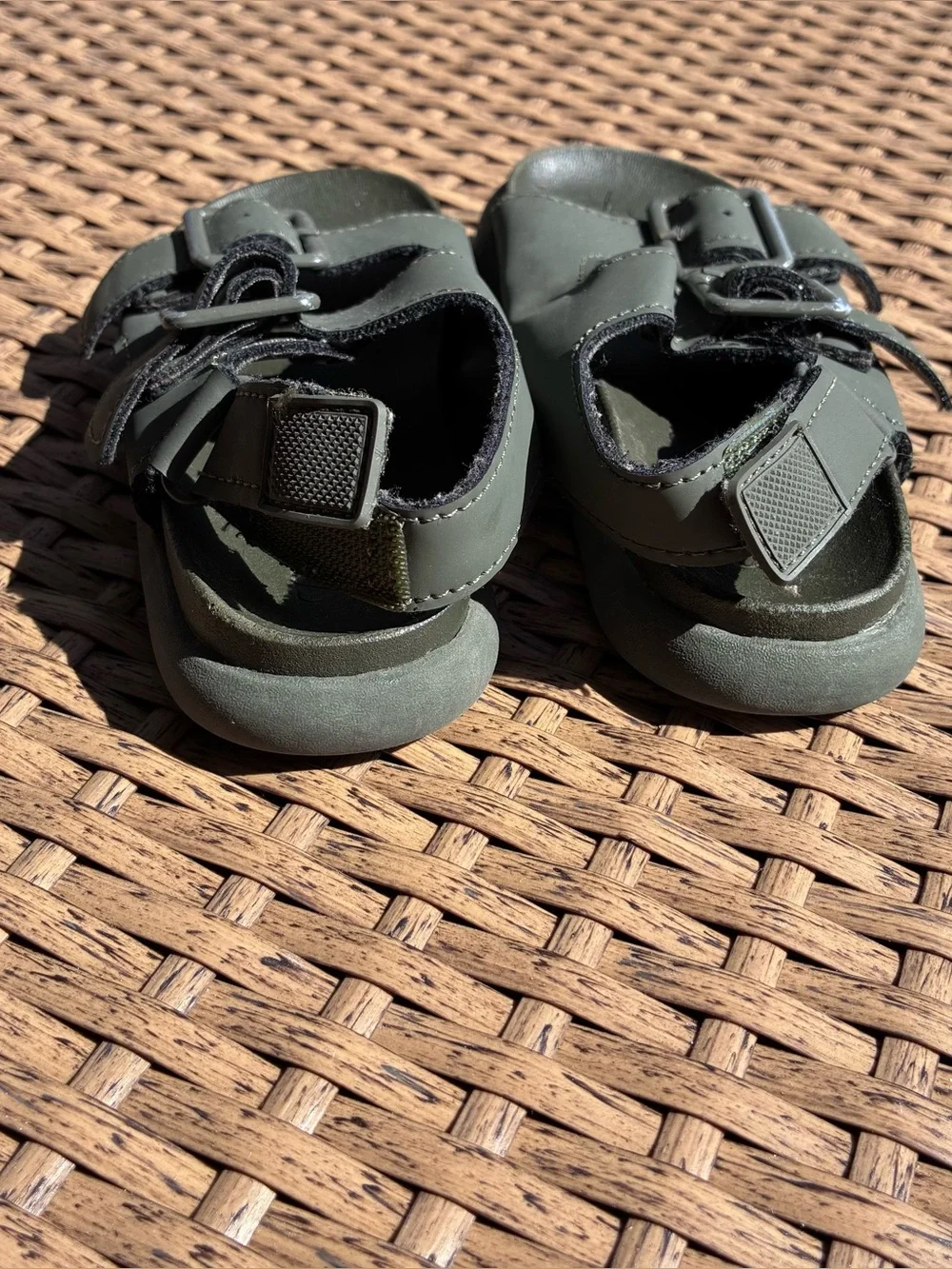 Zara Fisherman Sandal Double Buckle Sandals Toddler Hook & Loop‎ Summer Gray
